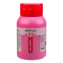 Peinture acrylique - Violet Rouge Permanent Clair - 577 - Pot de 750 ml - Talens Art Creation