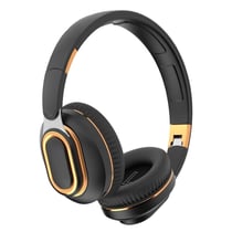 Casque Audio Sans Fil Pliable Avec Micro Et Basse Puissante Autonomie 16h Noir YONIS