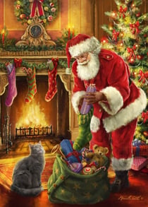Puzzle 500 pièces - Santa Has Arrived - Bluebird Puzzle