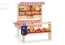 Etal de marchande Lucy blanc rouge