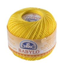 Fil à crocheter Babylo Gross. 10 - Col. 973 - Jonquille