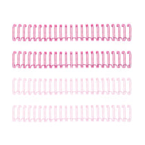 4 spirales de reliure rose 1,58 cm - We R