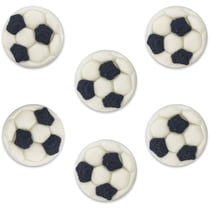 6 Décors en sucre - Ballon de Football