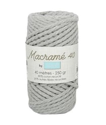 Bobine de fil Macrame Cord 65 - Trimits Gris