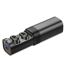 Ecouteurs Bluetooth Sans Fil HIFI Étanche Avec Écran LED Et Longue Autonomie Noir YONIS