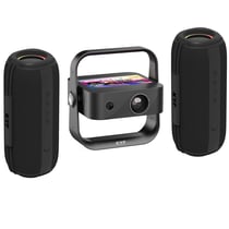 Vidéoprojecteur Tablette Tactile 7 pouces Android + 2 Enceintes Bluetooth 60W Étanches