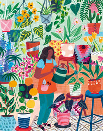 La Femme aux Plantes