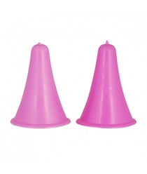 2 Protèges pointes pour aiguilles 4,5 à 10 - Knitpro Rose