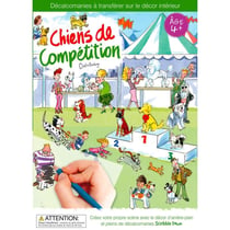 DECALCOMANIES CHIENS DE COMPETITON ET DECOR A4