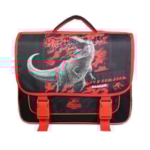 Cartable 38 cm Jurassic World Dinosaure Noir - BAGTROTTER
