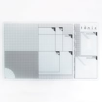 Tapis de découpe en verre Tonic Studios - 60 x 36,5 cm - M52048