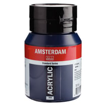 Peinture Acrylique - Bleu de Prusse - 566 - Amsterdam - Pot de 500ml