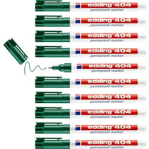 Marqueur permanent pointe ronde 0,75 mm - EDDING - Vert - Lot de 10