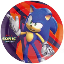 8 Assiettes Sonic Prime