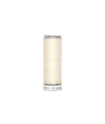 Fil à Coudre 100% polyester 200m - Gütermann 001 Ecru