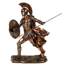 Statue Achille en résine aspect bronze 28,5 cm