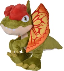 Peluche dinosaure dilophosaurus 27 cm - dino jurassic world - peluche licence