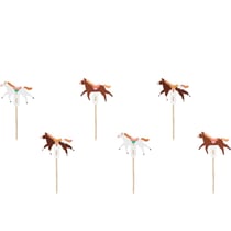 6 Pics Cake Toppers Mon Joli Cheval