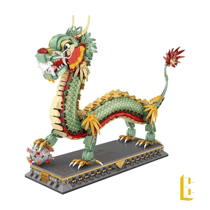 Jeux De Construction - Loz - Le Dragon Asiatique -