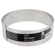 Cercle à vacherin inox H 6 cm Ø 20 cm