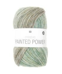 Pelote de laine Creative Painted Power - 100GR - Rico Design 015 Forest Greens