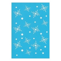 Pochoir plastique souple réutilisable 18,5 x 14,5 cm Fabrika Decoru ETOILE 067