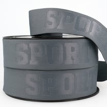 Bobine 20m élastique 3d sport 40mm Gris Foncé 40mm