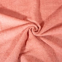 Tissu Eponge Premium 400 g/m² Pêche