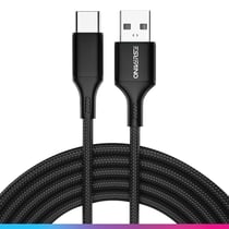 Câble de charge USB-C - Oniverse - Tressé USB-A vers Type C - 3 m - Charge rapide 2.4A