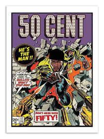 Affiche - 50 Cent Comics - David Redon