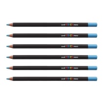 Crayon de couleur M00602 - KPE200 BV - Bleu vert - Lot de 6
