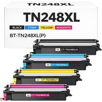 Pack de Toners Compatibles BROTHER TN248XL Imprimantes DCP L3515CDW à L3560CDW /HL L3215CW à L8240CDW/MFC L3740CDW à L8390CDW