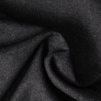 Tissus Jean Denim envers bouclette Noir