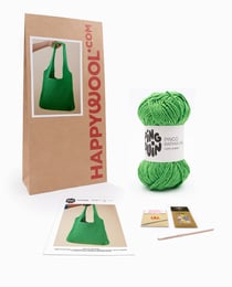 Kit Crochet Sac Femme Emeraude POMME TU