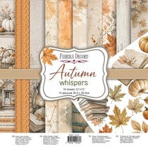 10 papiers scrapbooking 30 x 30 cm Fabrika Décoru AUTUMN WHISPERS