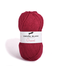 Fil à tricoter ORIENT - Cheval Blanc 002 Rose