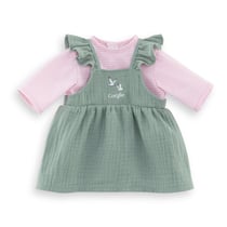 Robe à Volants & T-Shirt Bords de Loire pour poupon 42 cm