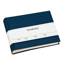 Album photo Classic Small – 80 pages crème – Photos 10x15 – Bleu Marine Foncé – Semikolon
