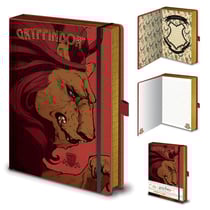 Carnet de Notes Premium Harry Potter Maisons Poudlard - GRYFFONDOR
