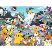 Puzzle les pokemon à la montagne mewtwo pikachu dracaufeu 1500 pièces - collection dessin animé - ravensburger - 16784
