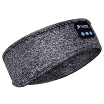 Bonnet Bluetooth Sport Musique Sans Fil Masque De Nuit Confortable Noir Gris YONIS