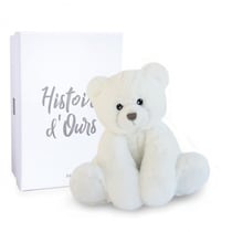 Ours en Peluche blanc cassé - 25 cm