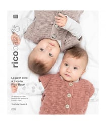 Le petit livre à tricoter Rico Baby - Rico Baby Classic Dk - Rico Design - N°28 Blanc
