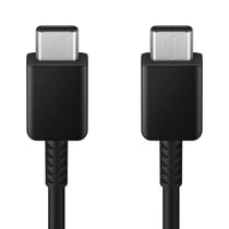 Samsung Câble USB-C vers USB-C 3A Charge 25W et Synchronisation 1,2m Noir