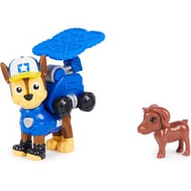 Pat patrouille hero pup - chase + drone de sauvetage a clipser + animal + centre de commande - figurine chien - paw patrol - spin master - 20139036