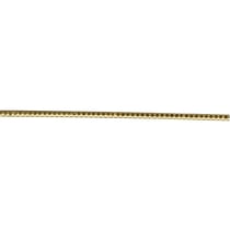 Bandes de perles en cire, or, 20x0,4cm, 6 pces