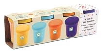 4 pots de pâte à modeler nature - Djeco
