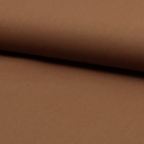 Tissu Coton uni Marron noisette