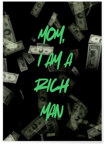 Affiche Motivation Détermination & Succès | A3 : 29,7x42cm