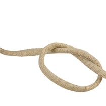 Bobine 25m cordon tresse métallisé écru/or 6mm